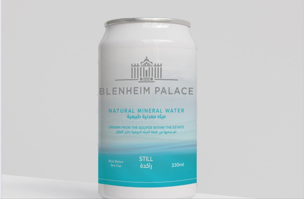 New Product Range Coming Soon: Blenheim Palace Canned Water